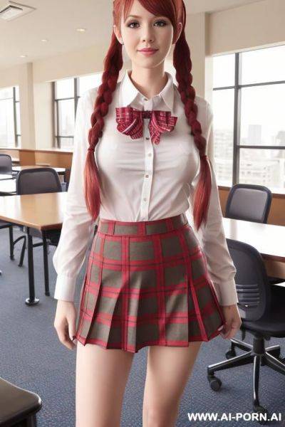 Plaid, red pumps - ai-porn.ai on pornsimulated.com
