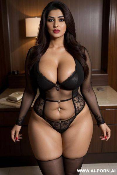 Pakistani aunty hourglass figure getting fucked standing cowwoman - ai-porn.ai - Pakistan on pornsimulated.com