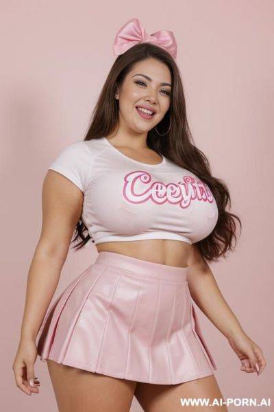 Holding big dick, perfect huge breasts, eye contact, a topless - ai-porn.ai on pornsimulated.com