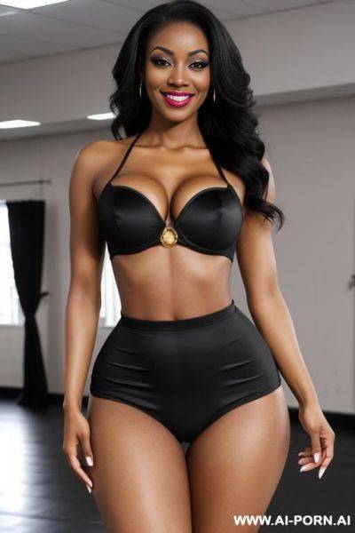 Extremely beautiful make-up, narrow waist, large butt - ai-porn.ai on pornsimulated.com