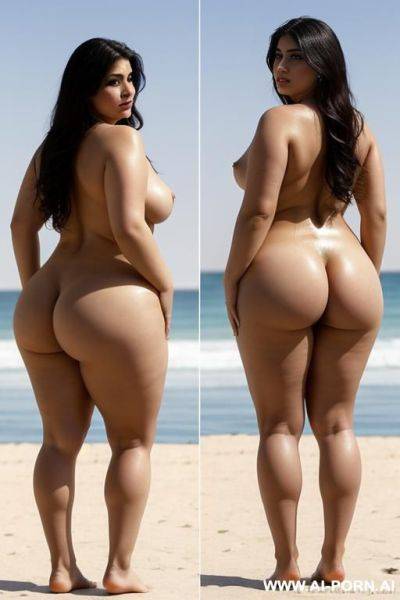 Pretty face chubby naked big hips full body view oiled - ai-porn.ai on pornsimulated.com
