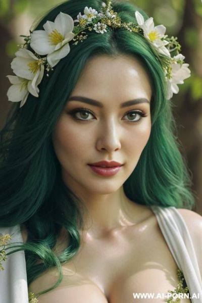 Busty perky seductive, green skin, high quality - ai-porn.ai on pornsimulated.com