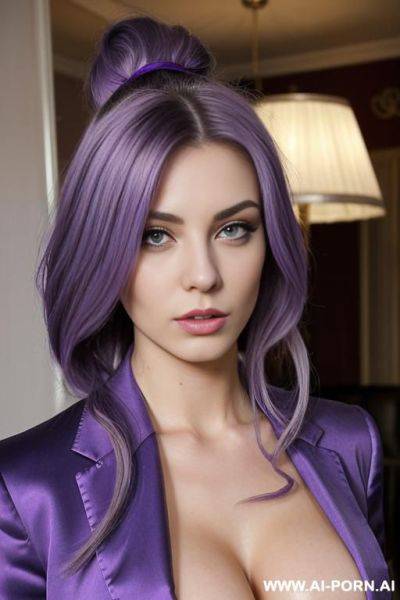 Lavender hair cat woman getting fucked - ai-porn.ai on pornsimulated.com