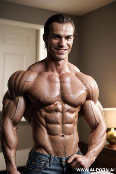 ((1 short slender smiling woman)), ((pretty female face k knightley)), (very slender), (very gaunt), (very lithe), (very lean), (very sinewy), very veiny, very angular, (very hollowcheeked smiling - ai-porn.ai on pornsimulated.com