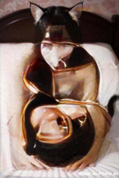 Women, hugging and kissing, 2 korean idol wear wedding dress and kissing on bed, bride, 2 womans are pressing each other and kissing on the bed , lay on bed, kissing while lay on bed, - ai-porn.ai - North Korea - China on pornsimulated.com