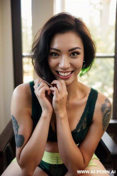 Korean, tight pussy, lacy bra ,back gy - ai-porn.ai - North Korea on pornsimulated.com