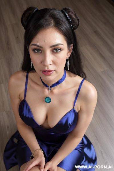 Hot busty woman brunette, ultra detailed, best quality, finely detail, highly detailed face, highly detailed eyes, sexy eyes, best quality eyes, highly detailed hands, highly detailed skin, makeup, - ai-porn.ai on pornsimulated.com