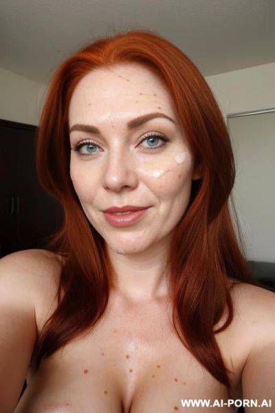 Anal fucked show dick in ass. consort on face. red head american with long hair - ai-porn.ai - Usa on pornsimulated.com