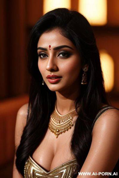 Minahil, mehendi on full body, face close up - ai-porn.ai on pornsimulated.com