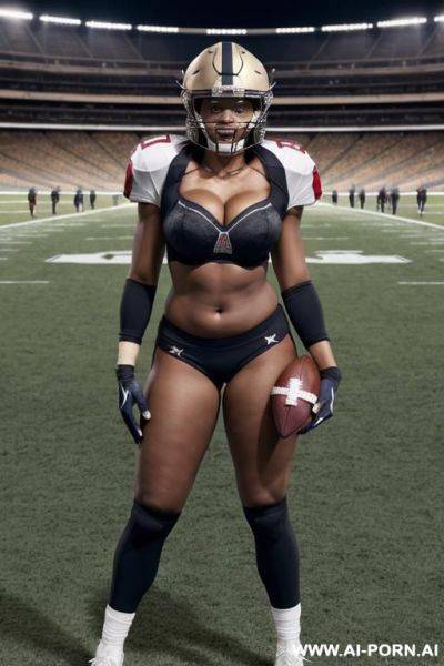 Hot sexy tall woman (huge tits) pixie glasses (african black skin) ((full body wiew)) - ai-porn.ai on pornsimulated.com