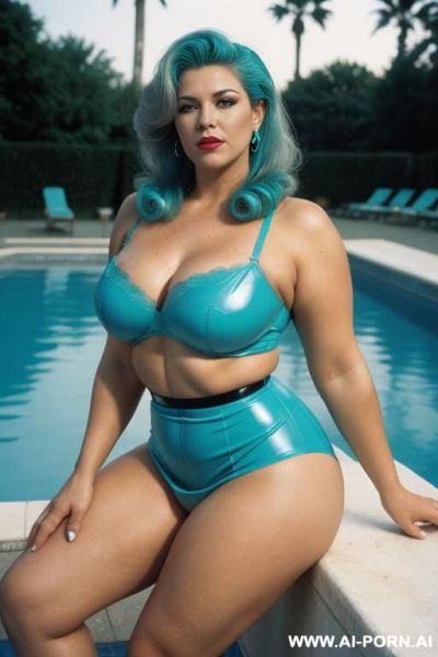 Very curvy sexy very old mature gilf fat and chubby wrinkly and saggy old corrupted latina stripper with grey hair. - ai-porn.ai on pornsimulated.com