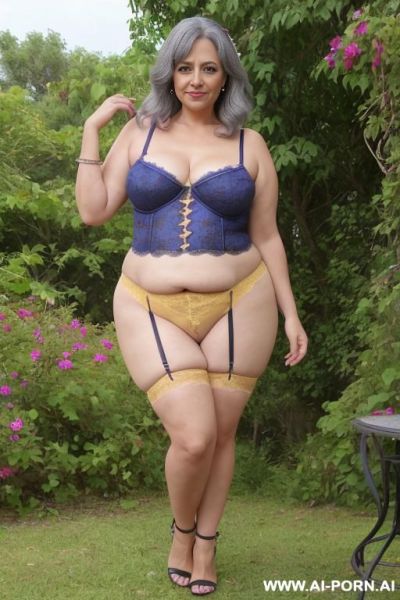Totally sexy summer dress clothes, normal arms, ((narrow waist)), saggy tits, wide hips, big fat ass, round ass, muscular legs, full body bbw. - ai-porn.ai on pornsimulated.com