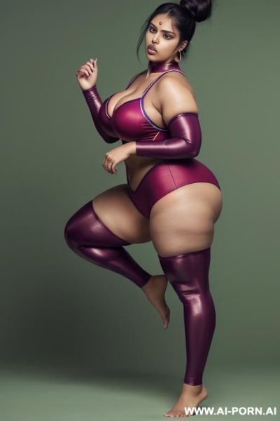 (((full body view))), (((extremely wide hips))), (((huge hyper colossal ass))) (((disproportionally thick thighs))), ((hyper colossal thighs)), (((gigantic thighs))), ((curvy)), (((hyper massive hips))), - ai-porn.ai on pornsimulated.com