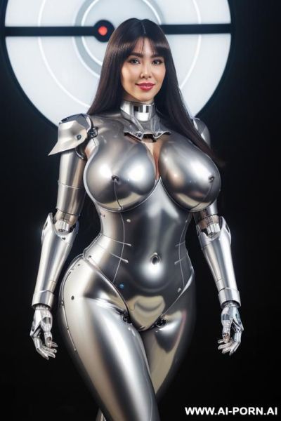 ((wonderful ultra robotic very beautiful hd quality to very detailed image to total mecha meccanic robotic body, beautiful cyborg mecha trasformers male )),(( artificial latex big boobs))(( total - ai-porn.ai on pornsimulated.com