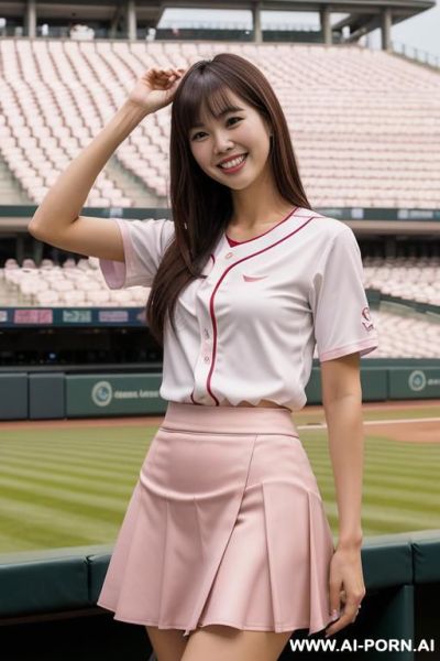 Flash tits pink skirt - ai-porn.ai on pornsimulated.com