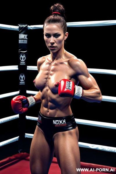 Naked boxer, naked body, totally naked, very oversized boobs, show naked pussy, fully naked, nude female box, naked body, naked boxing, very naked, absolutelly naked woman boxing, naked boxing match, naked, nude, naked pussy, boobs, all naked - ai-porn.ai on pornsimulated.com