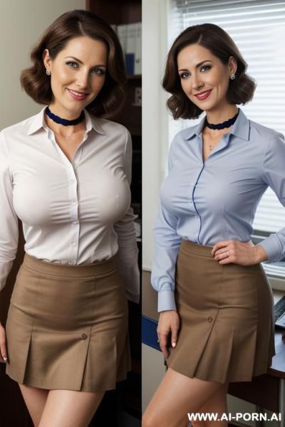 Very large breasts with nipple and navel piercings, photo realistic. finely detail, highly detailed face, highly detailed eyes, sexy eyes, best quality eyes, highly detailed hands, highly detailed skin, makeup, (full length view), (head to toe view), - ai-porn.ai on pornsimulated.com
