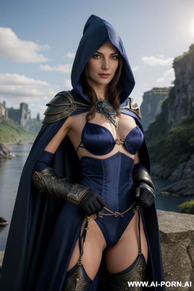 Battlemage, woman, finely detail, ultra detailed face, highly detailed skin, highly detailed hands, looking at viewer, (eye contact), smart face exspressions, eyes like gimlets, well fit figure, (naked - ai-porn.ai on pornsimulated.com