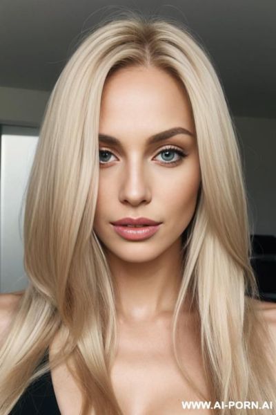 Strwaberry blond hair, long wavey hair, skin - ai-porn.ai on pornsimulated.com