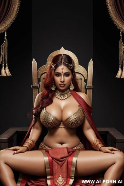 Goddess of fire, full of accessories, full of weapon - ai-porn.ai on pornsimulated.com