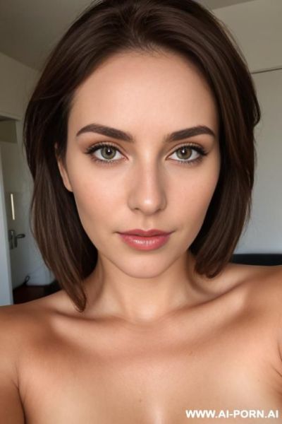 Woman, 0 years old, brown hair, s on face, hairy pubis, breasts, naked - ai-porn.ai on pornsimulated.com