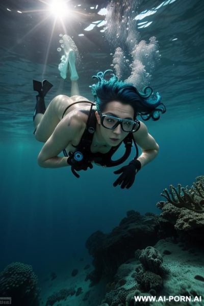 Make her drowning underwater while masturbation - ai-porn.ai on pornsimulated.com