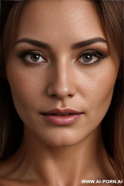 Extreme close up of womens face - ai-porn.ai on pornsimulated.com