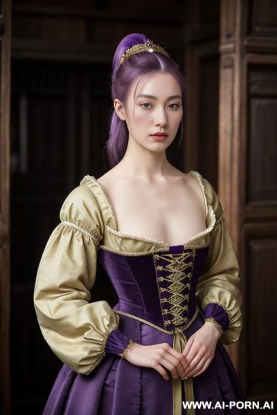 Long dressed princess with queen flashing nude tits and masturbate her queens nude pussy to cum - ai-porn.ai on pornsimulated.com