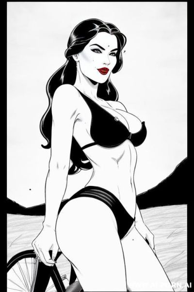 ((((image comic-drawing cartoon style)))) down level shot boobs in closedup ((((sky landscape bright sun)))) at the outdoor in the park ((((seductive gaze)))) pretty italian woman ((((full red lips)))) - ai-porn.ai - Italy on pornsimulated.com