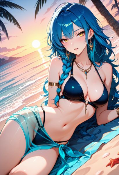 Sunset at the beach - xgroovy.com on pornsimulated.com