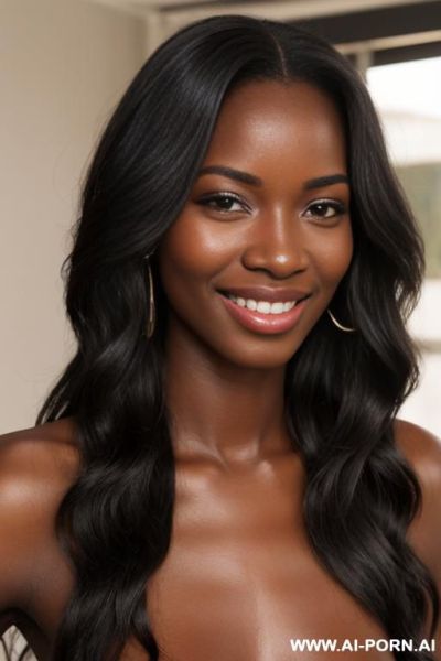 Africa, photorealistic, smle, body view, realistic, straight wavy. - ai-porn.ai on pornsimulated.com