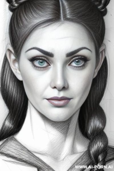 ((((image comic-drawing pencil style)))) down level shot ((((happily)))) ((((face close up)))) ((((front face)))) ((((security guard)))) ((((happily)))) ((((big eyes)))) pretty italian woman full red lips, - ai-porn.ai - Italy on pornsimulated.com
