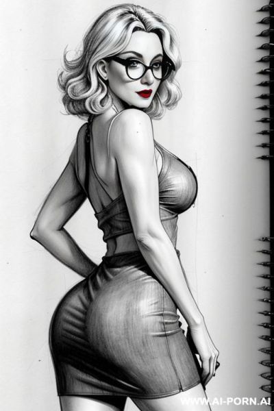 ((((mediun body shot)))) ((((image comic-drawing pencil style)))) down level shot boobs in closedup ((((from behind)))) ((((dispatch )))) ((((camera)))) ((((angry)))) ((((big eyes)))) pretty italian woman - ai-porn.ai - Italy on pornsimulated.com