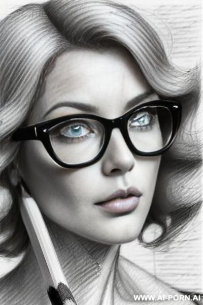 ((((in one panel))) ((((face close up shot)))) ((((image comic-drawing pencil style)))) ((((very astonished eyes)))) pretty italian woman full lips, very astonished, blonde curly haircut ((((image comic-drawing pencil style)))) - ai-porn.ai - Italy on pornsimulated.com