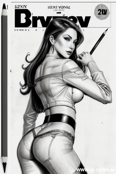 ((((magazine cover)))) ((((image comic-drawing pencil style)))) ((((from behind)))) down level shot boobs in closedup sky cloudy at sunset at the outdoor motorcycle superbike festivalshows pretty italian - ai-porn.ai - Italy on pornsimulated.com