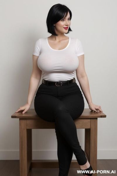 White skin, tall, - ai-porn.ai on pornsimulated.com