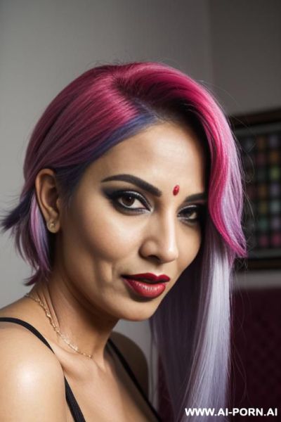 Bangladesi gilf mom, love affair, cuckold, fucking her lover, looking at the lens, orgasm face, slutty bitch, huge full red lips, ansl - ai-porn.ai on pornsimulated.com