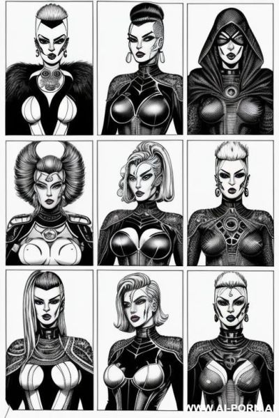 ((((image comic-drawing cartoon style)))) by giger. ((anal missionary)), (((3 sci-fi atompunk men and 3 sci-fi lesbian arab woman fucking))), ((laying on the blanket)), ((broad chin)), (pretty face), - ai-porn.ai on pornsimulated.com